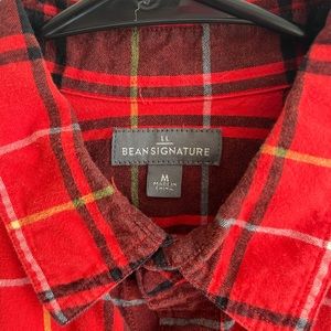 LL Bean Signature flannel. Size M.